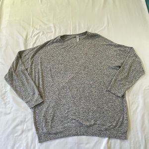 Womens Athleta Mindful Pullover Sweater Grey- LT(large tall)